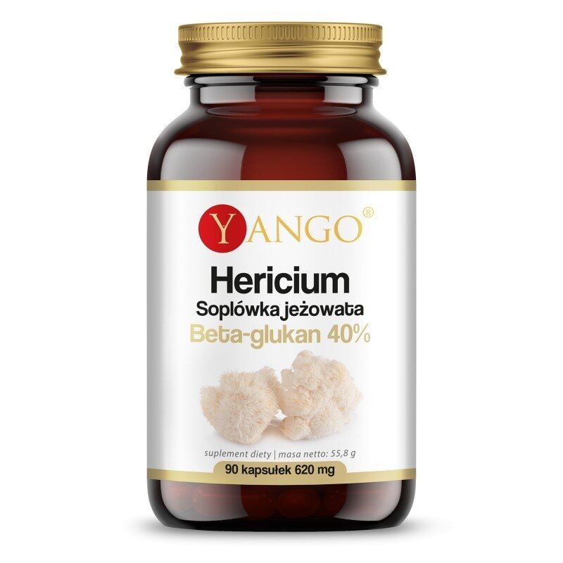 YANGO Hericium - 40% Beta-glucano (90 capsule) - Viking Supplements