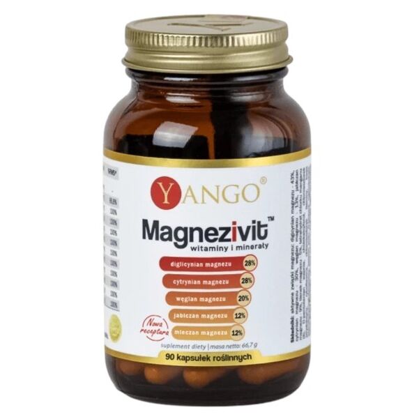 YANGO Magnezivit - magnesio e minerali (90 capsule) - Viking Supplements
